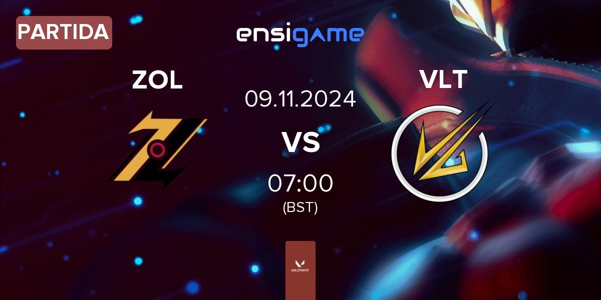 Partida ZOL Esports ZOL vs Velocity Gaming VLT | 09.11