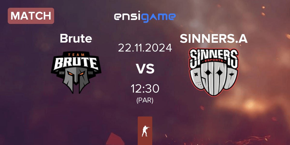 Match Brute vs SINNERS Academy SINNERS.A | 22.11