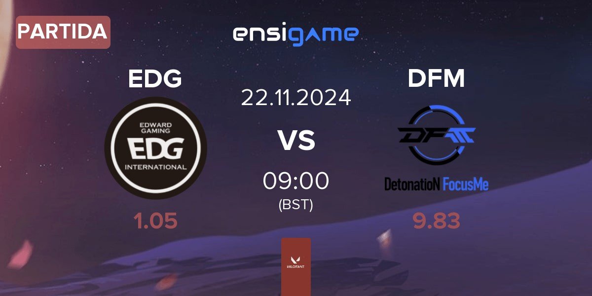 Partida Edward Gaming EDG vs DetonatioN FocusMe DFM | 22.11