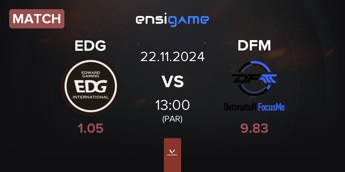 Match Edward Gaming EDG vs DetonatioN FocusMe DFM | 22.11