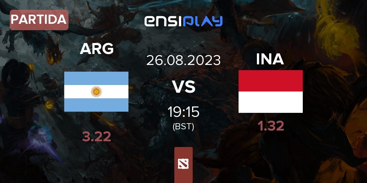 Partida Argentina ARG vs Indonesia INA | 26.08