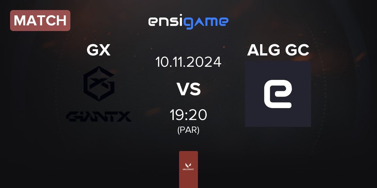 Match GIANTX GC GX vs ALG GC | 10.11