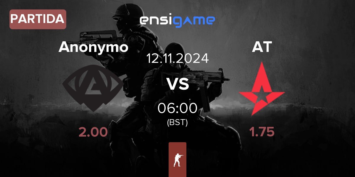 Partida Anonymo Esports Anonymo vs Astralis Talent AT | 12.11