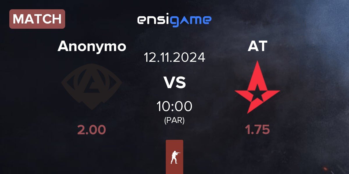 Match Anonymo Esports Anonymo vs Astralis Talent AT | 12.11