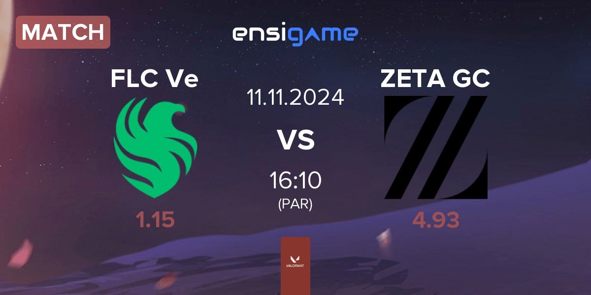 Match Falcons Vega FLC Ve vs ZETA DIVISION GC ZETA GC | 11.11