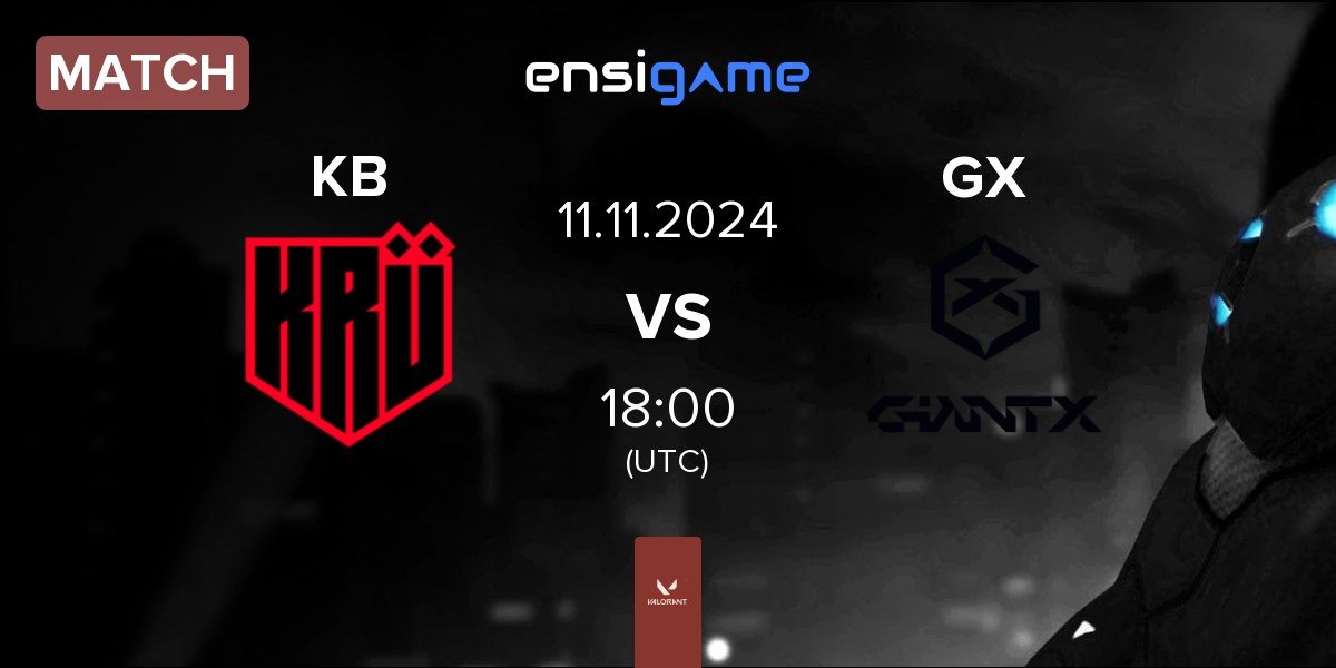 Match KRÜ Blaze KB vs GIANTX GC GX | 11.11