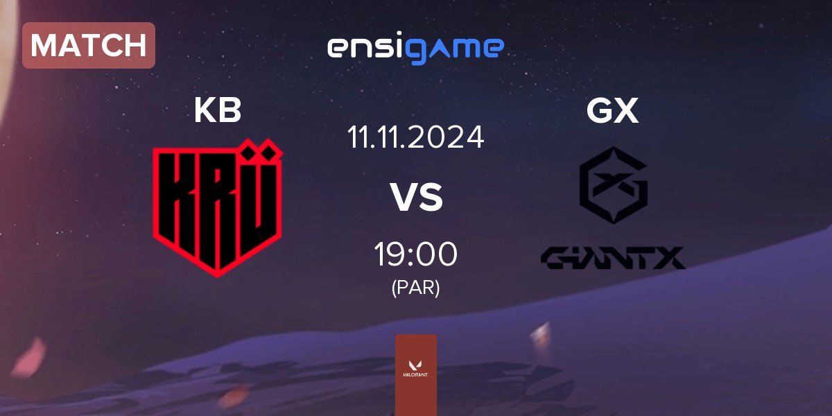 Match KRÜ Blaze KB vs GIANTX GC GX | 11.11