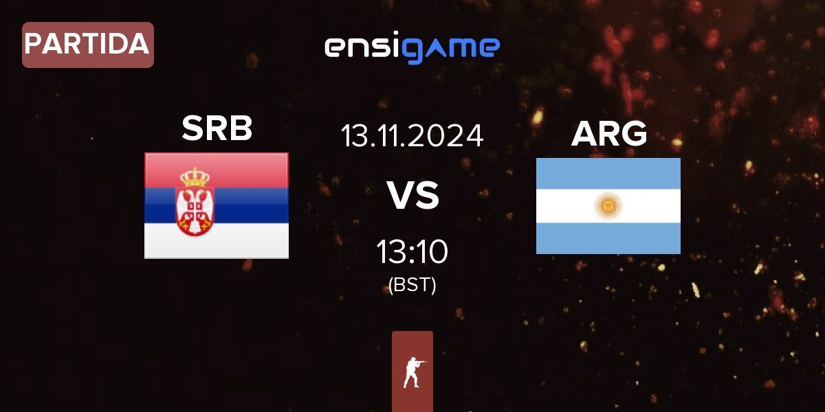 Partida Serbia SRB vs Argentina ARG | 13.11