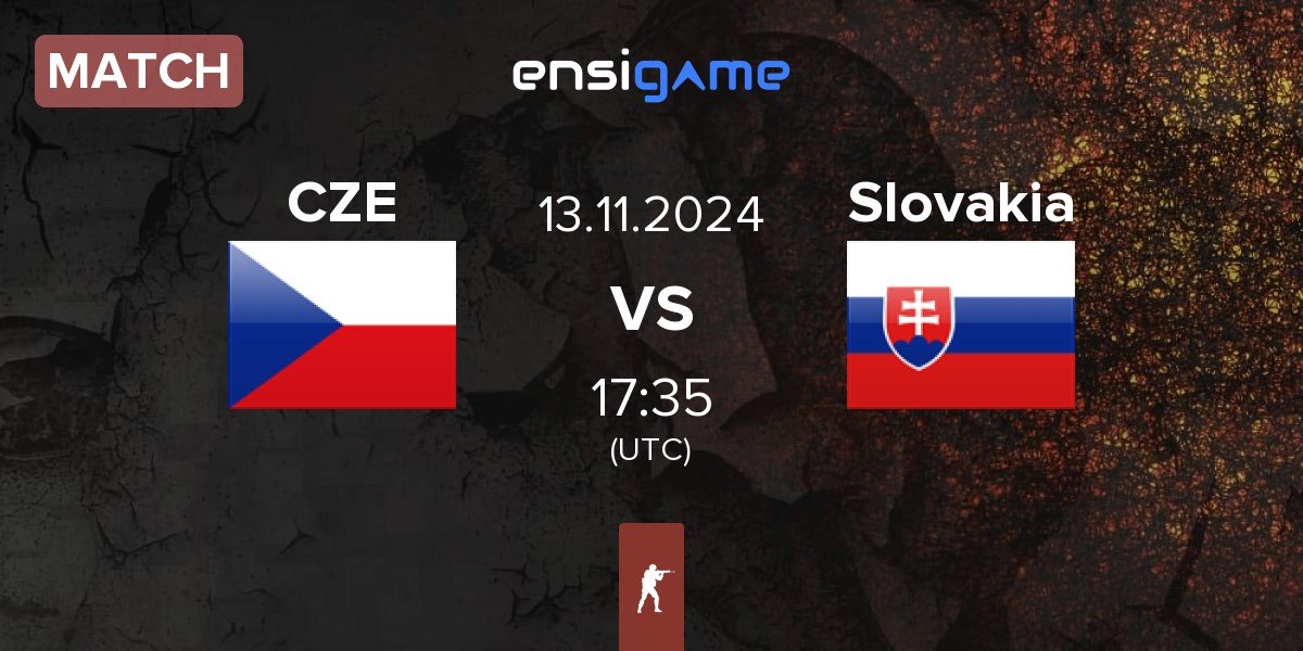 Match Czech Republic CZE vs Slovakia | 13.11