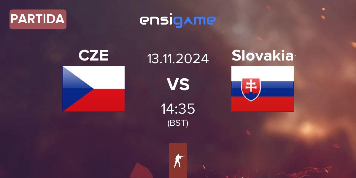 Partida Czech Republic CZE vs Slovakia | 13.11