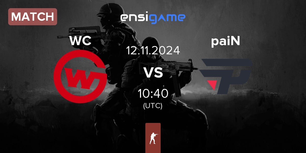 Match Wildcard Gaming WC vs paiN Gaming paiN | 12.11