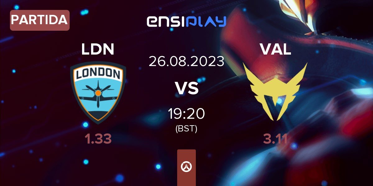 Partida London Spitfire LDN vs Los Angeles Valiant VAL | 26.08