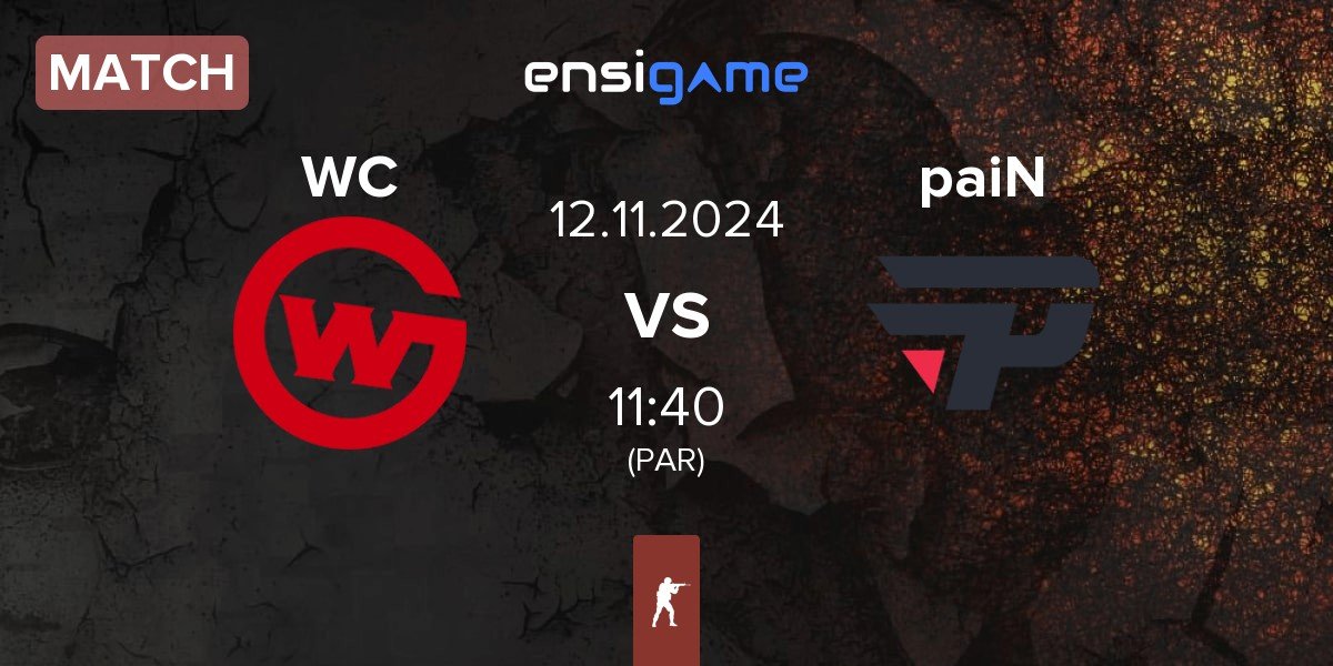 Match Wildcard Gaming WC vs paiN Gaming paiN | 12.11