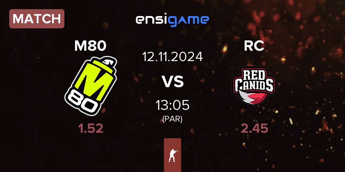 Match M80 vs Red Canids RC | 12.11