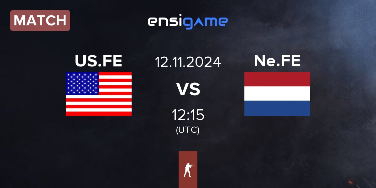 Match United States.FE US.FE vs Netherlands.FE Ne.FE | 12.11