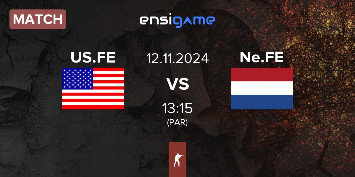 Match United States.FE US.FE vs Netherlands.FE Ne.FE | 12.11