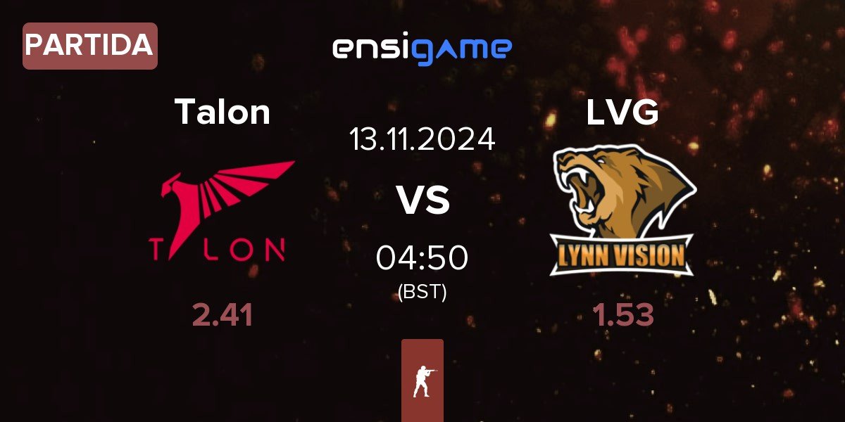 Partida Talon Esports Talon vs Lynn Vision Gaming LVG | 13.11