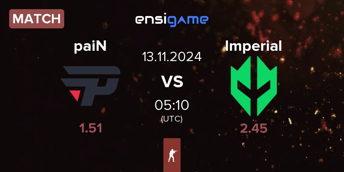 Match paiN Gaming paiN vs Imperial Esports Imperial | 13.11