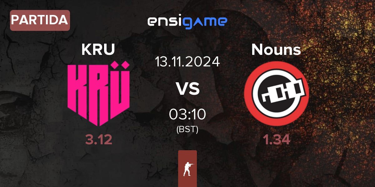 Partida KRU Esport KRU vs Nouns Esports Nouns | 13.11