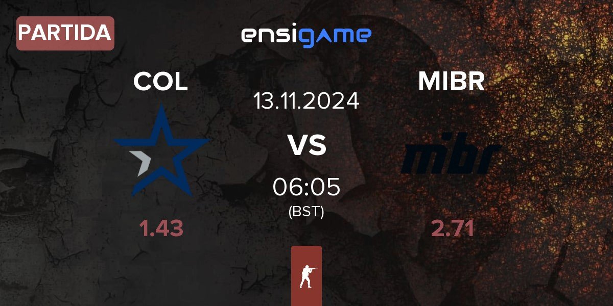 Partida Complexity Gaming COL vs Made in Brazil MIBR | 13.11