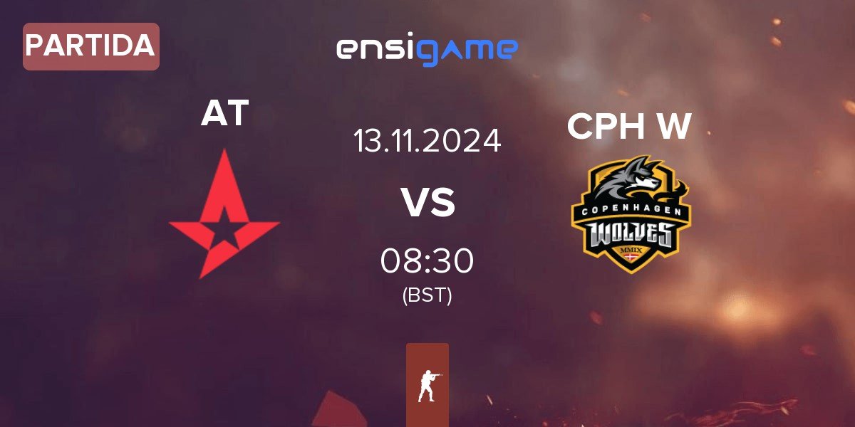 Partida Astralis Talent AT vs Copenhagen Wolves CPH W | 13.11