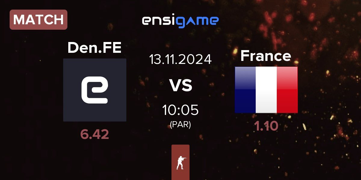 Match Denmark.FE Den.FE vs France FE FR.Fe | 13.11