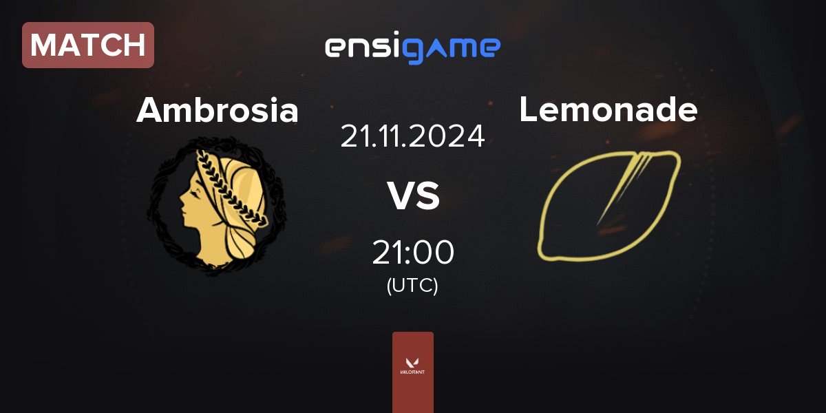 Match Ambrosia vs Lemonade Stand Lemonade | 21.11