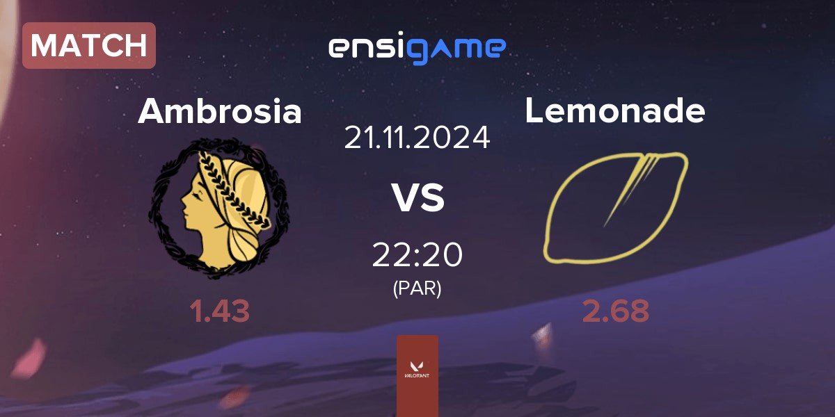 Match Ambrosia vs Lemonade Stand Lemonade | 21.11