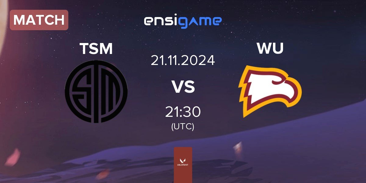 Match TSM vs Winthrop University WU | 21.11