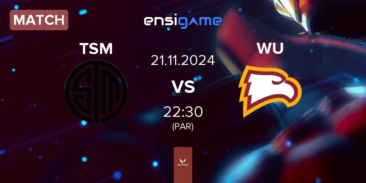 Match TSM vs Winthrop University WU | 21.11