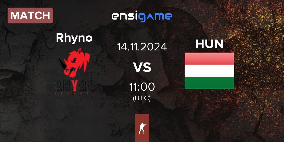 Match Rhyno Esports Rhyno vs Hungary HUN | 14.11