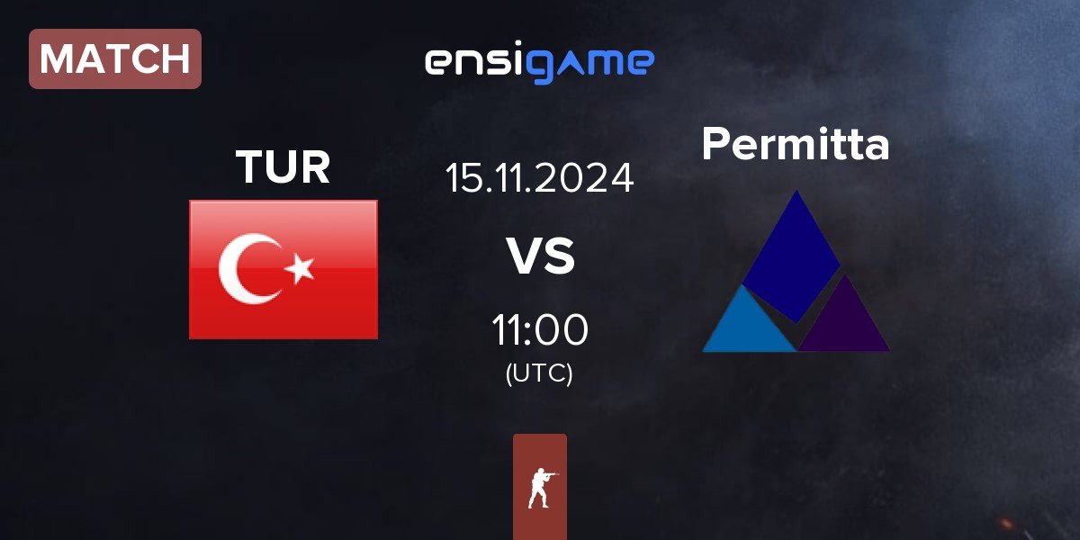 Match Turkey TUR vs Permitta Esports Permitta | 15.11