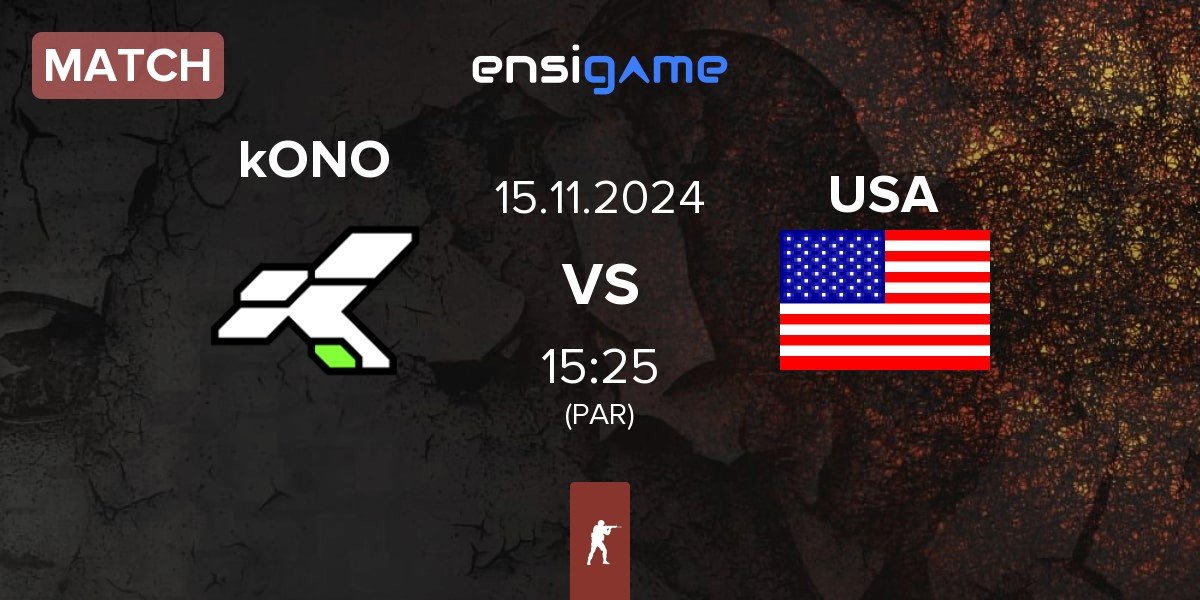 Match kONO.ECF kONO vs United States of America USA | 15.11