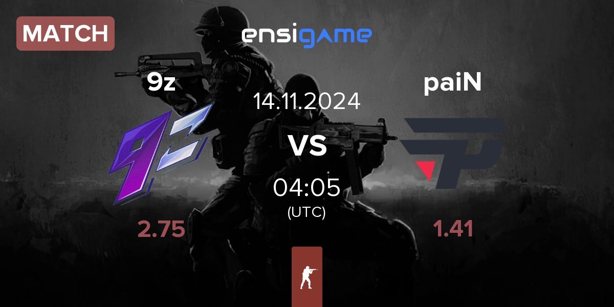 Match 9z Team 9z vs paiN Gaming paiN | 14.11