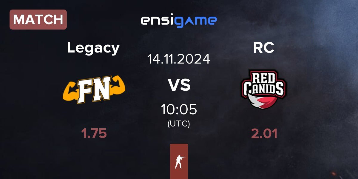 Match Legacy vs Red Canids RC | 14.11