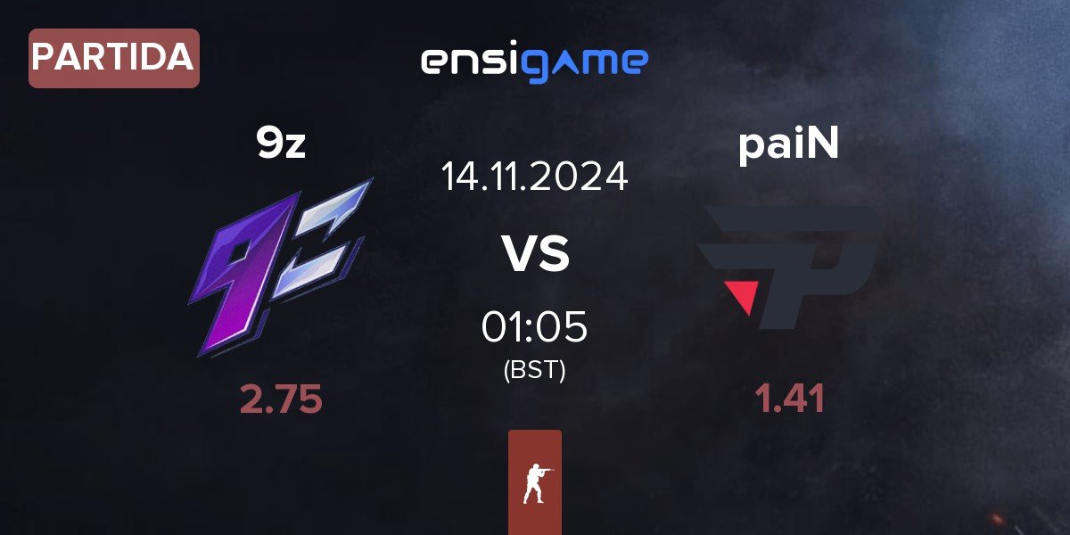 Partida 9z Team 9z vs paiN Gaming paiN | 14.11