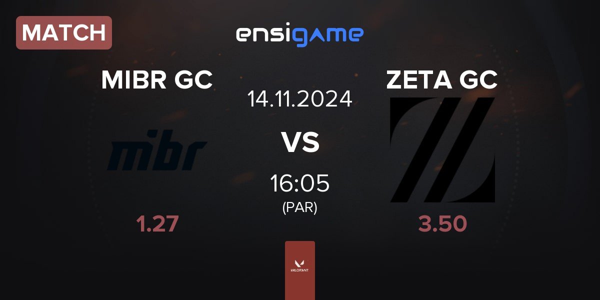 Match Made in Brazil GC MIBR GC vs ZETA DIVISION GC ZETA GC | 14.11