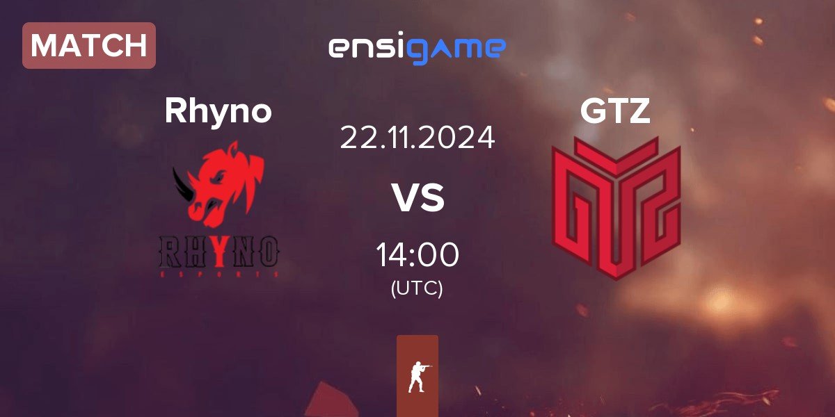 Match Rhyno Esports Rhyno vs GTZ Bulls Esports GTZ | 22.11