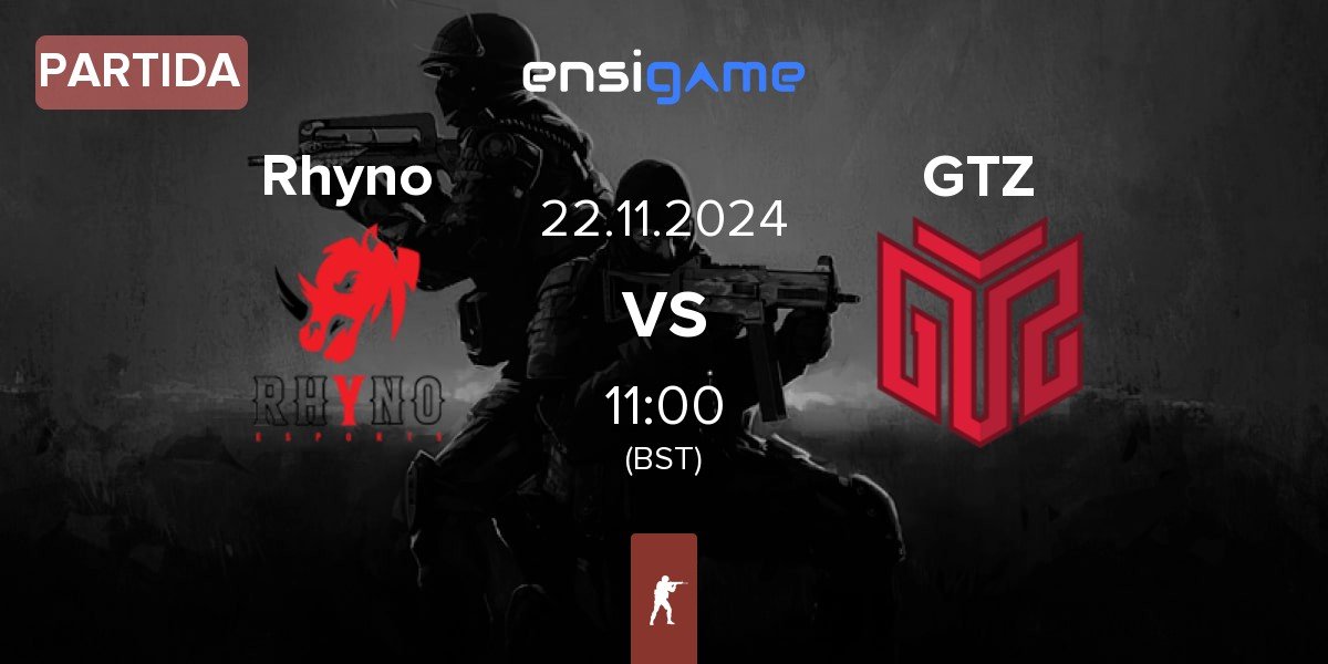 Partida Rhyno Esports Rhyno vs GTZ Bulls Esports GTZ | 22.11