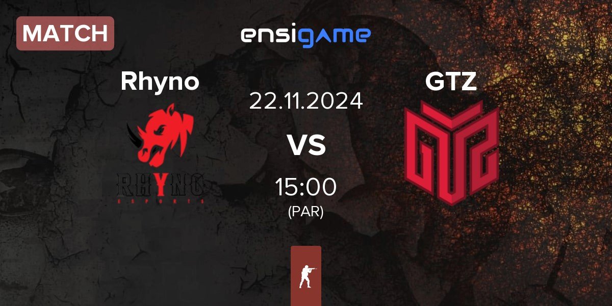 Match Rhyno Esports Rhyno vs GTZ Bulls Esports GTZ | 22.11