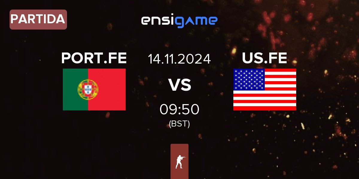 Partida Portugal.FE PORT.FE vs United States.FE US.FE | 14.11