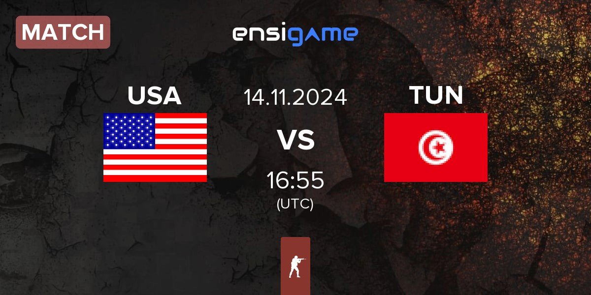 Match United States of America USA vs Tunisia TUN | 14.11