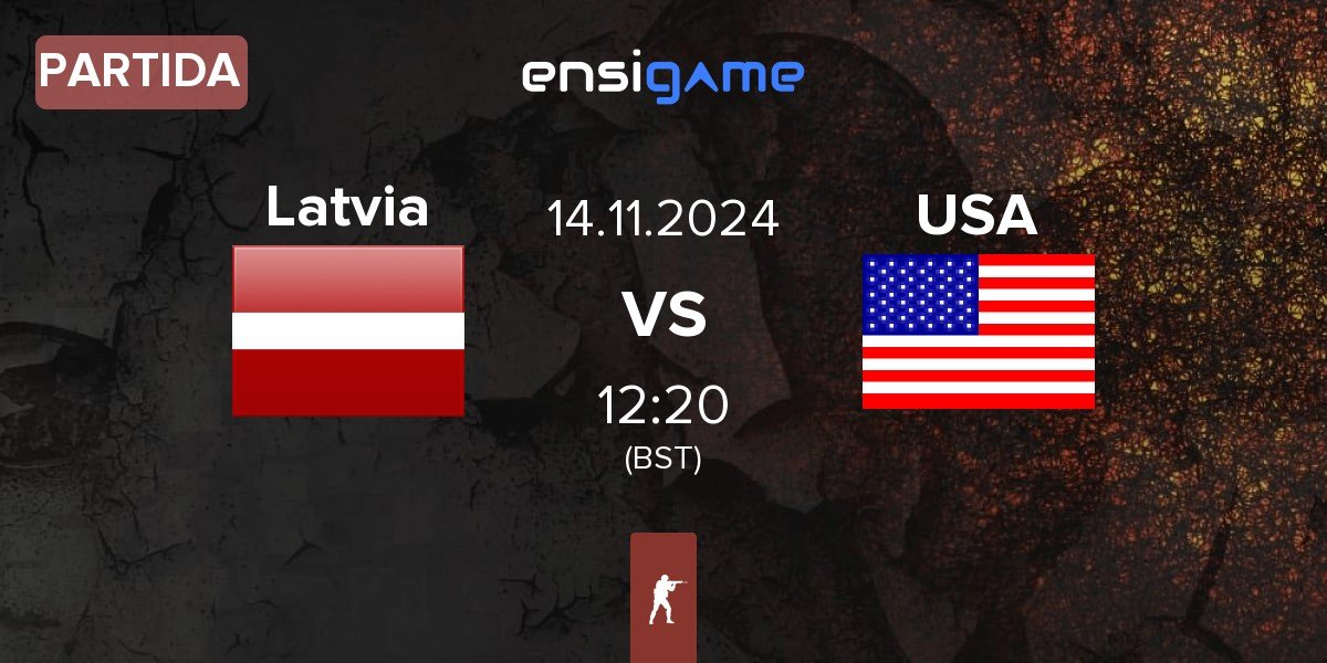 Partida Latvia vs United States of America USA | 14.11