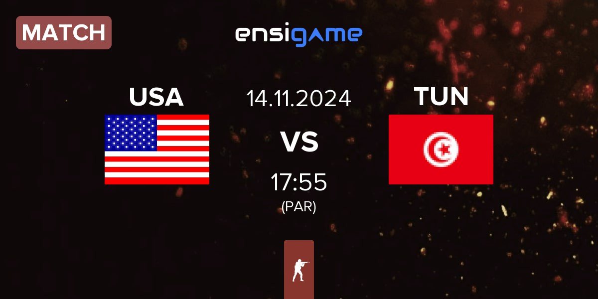 Match United States of America USA vs Tunisia TUN | 14.11