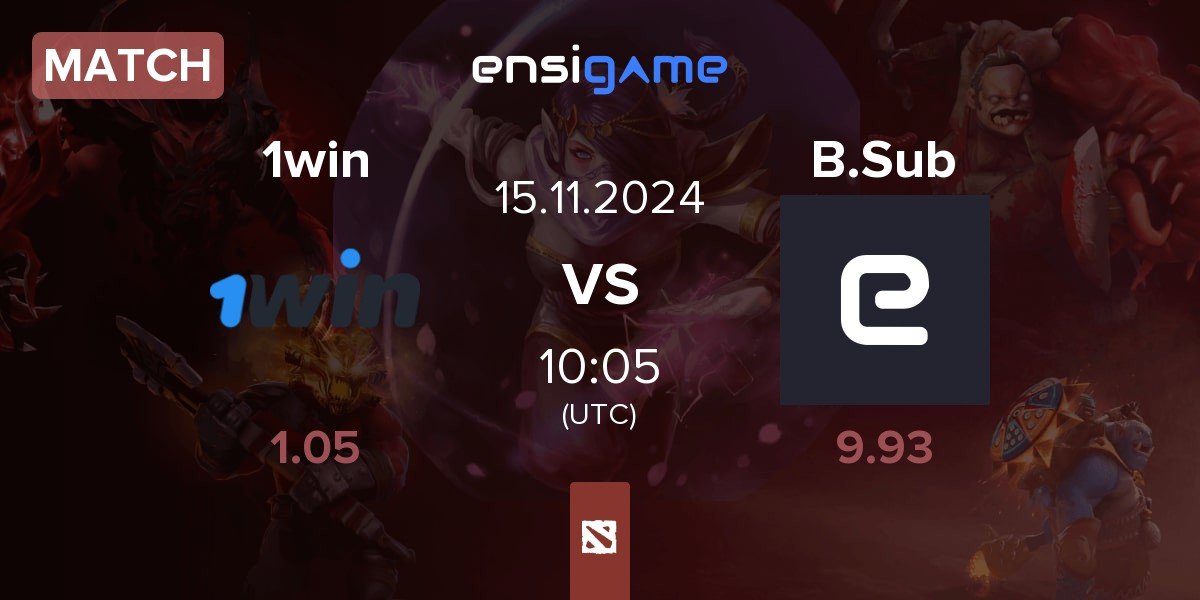 Match 1win vs Blue Submarine B.Sub | 15.11