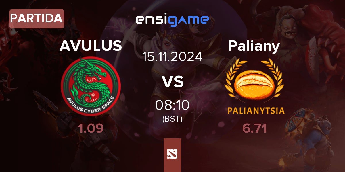 Partida AVULUS vs Palianytsia Paliany | 15.11