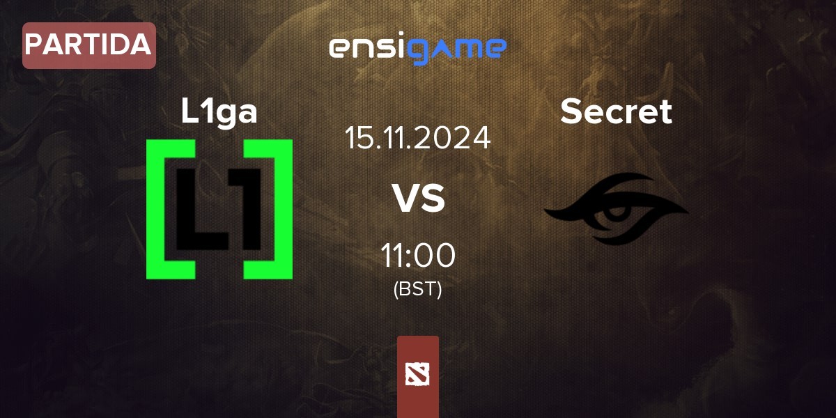 Partida L1ga Team L1ga vs Team Secret Secret | 15.11