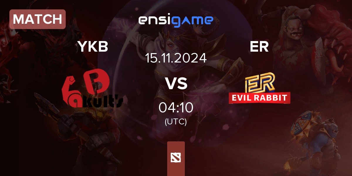 Match Yakult's Brothers YKB vs Evil Rabbit ER | 15.11