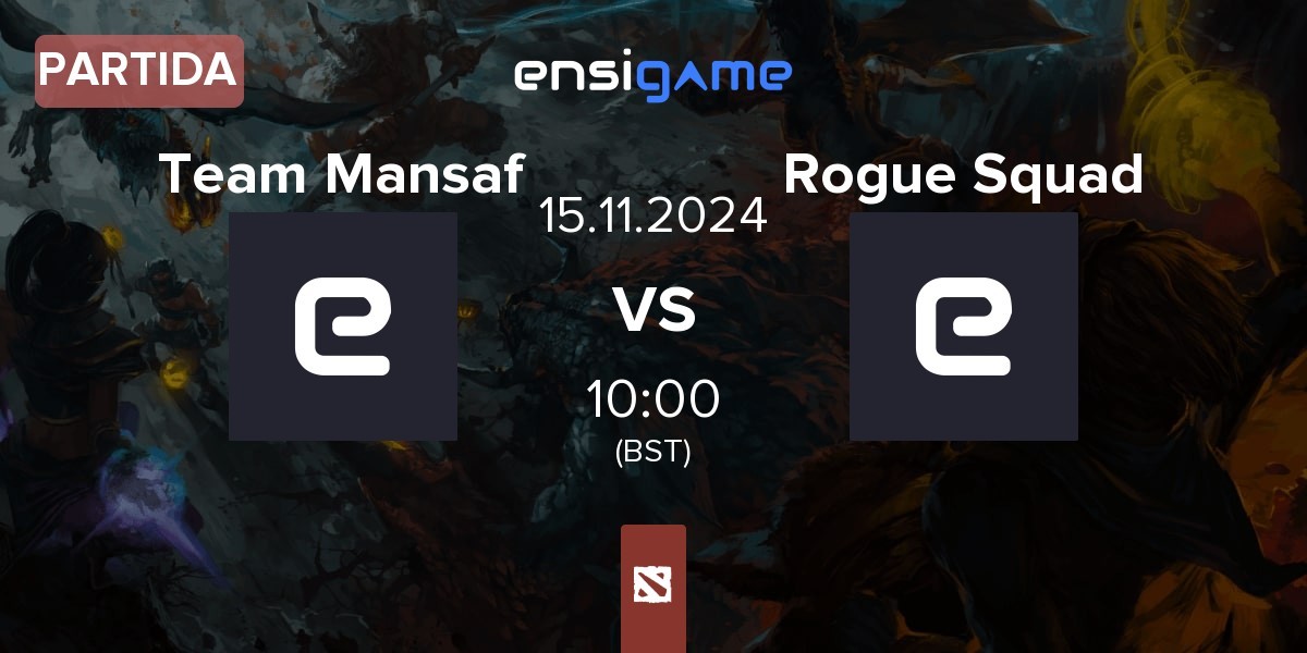 Partida Team Mansaf vs Rogue Squad | 15.11