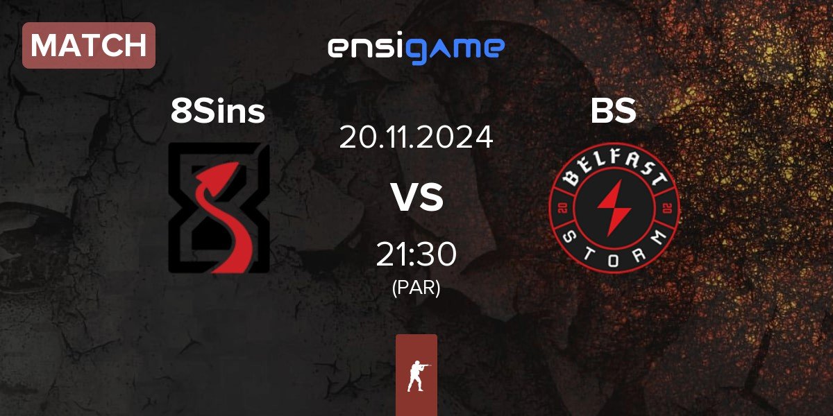 Match 8Sins vs Belfast Storm BS | 20.11